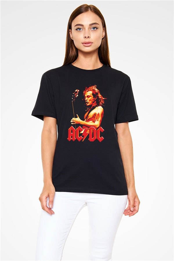 AC DC Angus Young Black Unisex T-Shirt