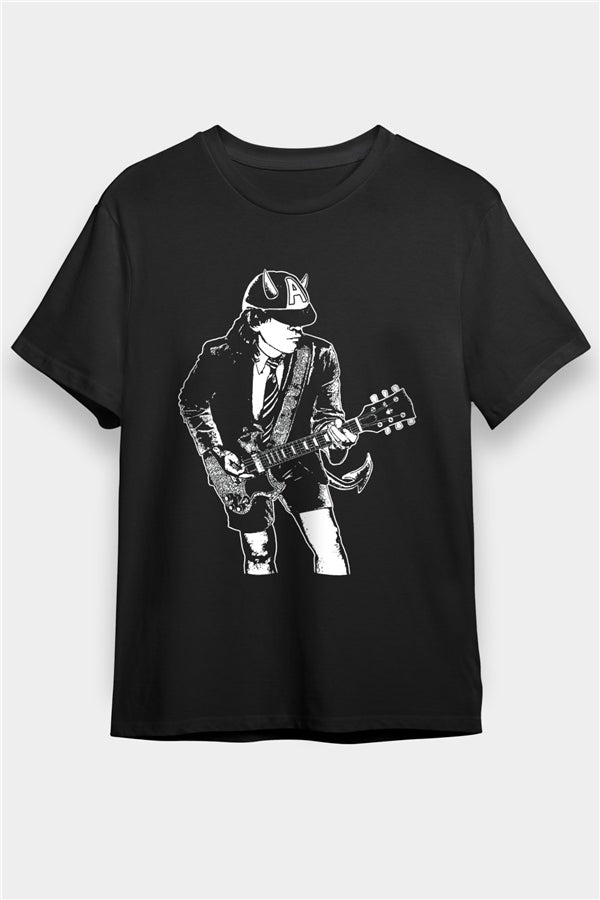 AC DC Angus Young Black Unisex T-Shirt