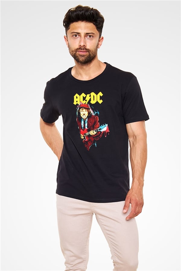 AC DC Angus Young Black Unisex T-Shirt