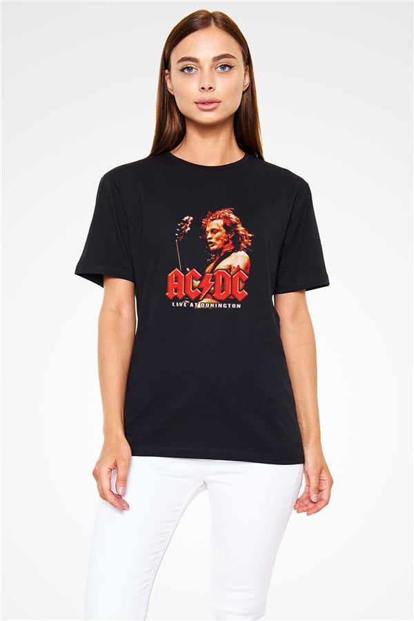 AC/DC Printed Unisex Black T-Shirt