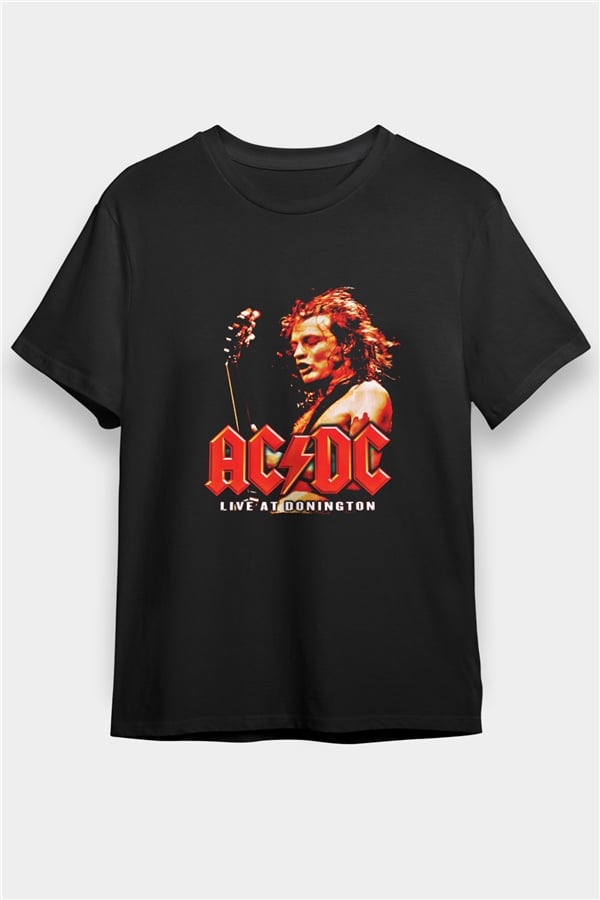 AC/DC Printed Unisex Black T-Shirt