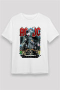 AC DC Black Ice White Unisex T-Shirt