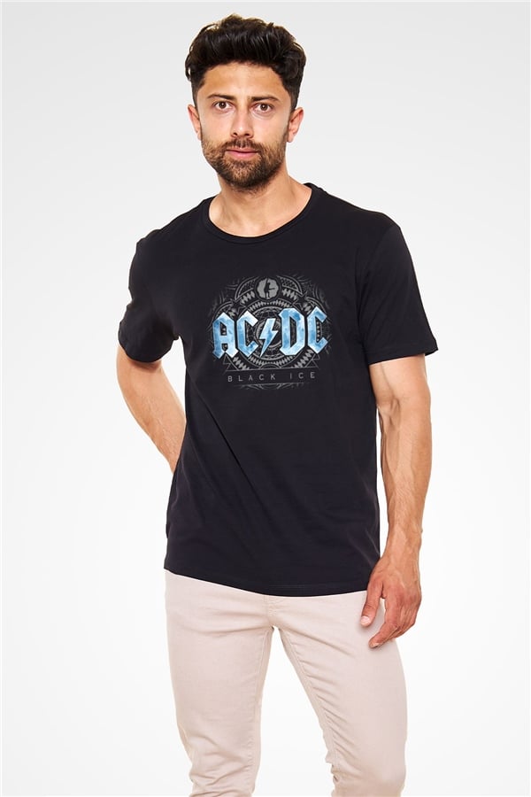 AC DC Black Ice Black Unisex T-Shirt