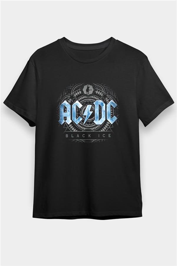 AC DC Black Ice Black Unisex T-Shirt