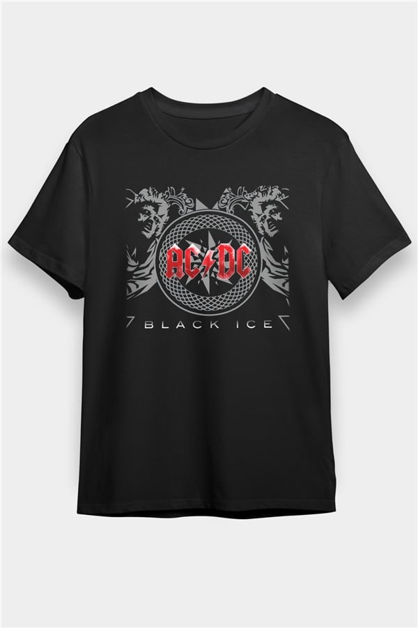 AC DC Black Ice Black Unisex T-Shirt