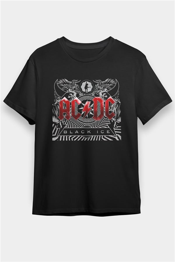 AC DC Black Ice Black Unisex T-Shirt