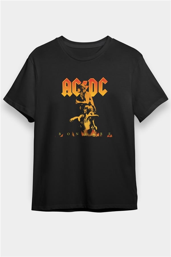 AC DC Bonfire Black Unisex T-Shirt