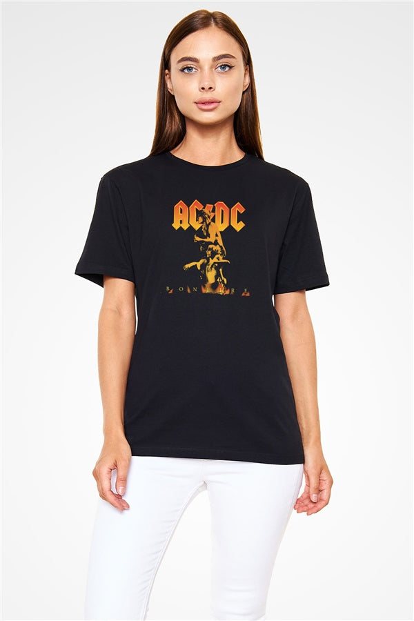 AC DC Bonfire Black Unisex T-Shirt