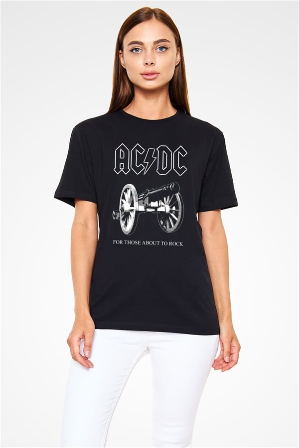AC DC For Those About To Rock Black Unisex T-Shirt