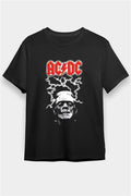 AC DC Frankenstein Thunderbolt Black Unisex T-Shirt