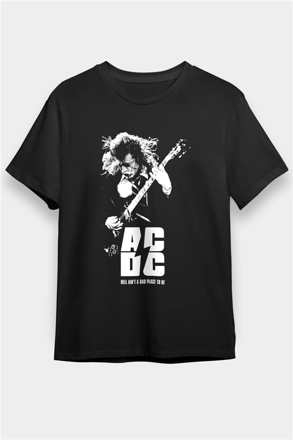 AC DC Hell Ain't a Bad Place To Be Black Unisex T-Shirt