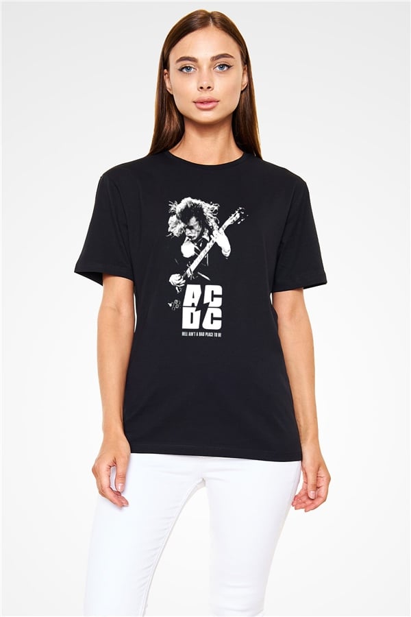 AC DC Hell Ain't a Bad Place To Be Black Unisex T-Shirt