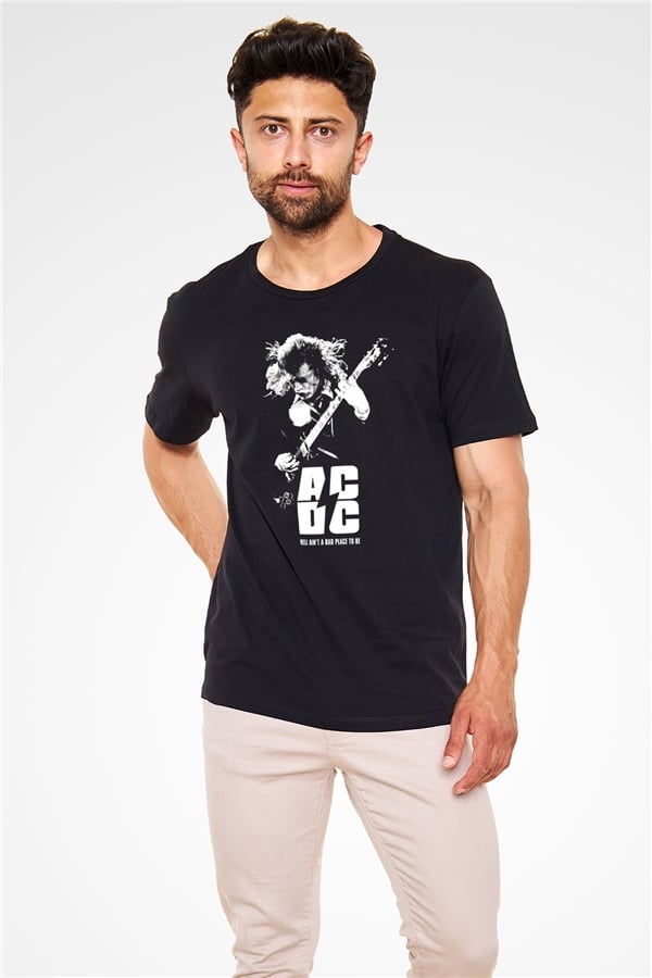 AC DC Hell Ain't a Bad Place To Be Black Unisex T-Shirt