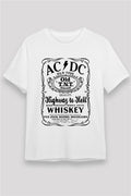 AC DC Highway To Hell White Unisex T-Shirt