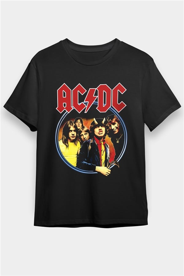 AC DC Highway To Hell Black Unisex T-Shirt