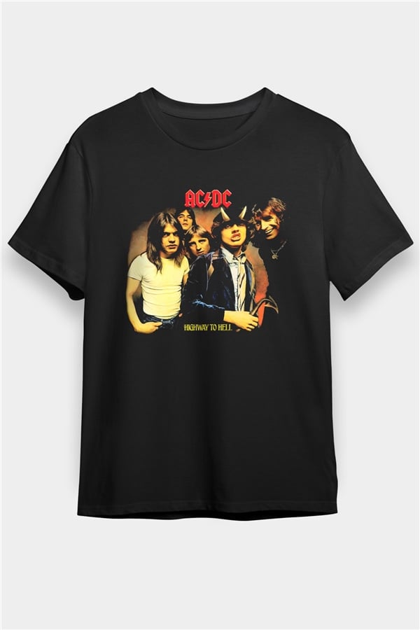 AC DC Highway To Hell Black Unisex T-Shirt