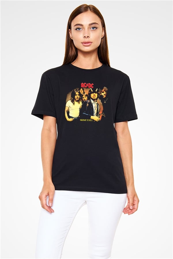 AC DC Highway To Hell Black Unisex T-Shirt