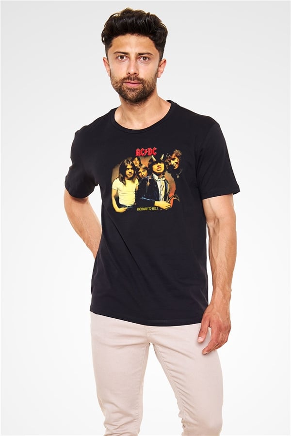 AC DC Highway To Hell Black Unisex T-Shirt