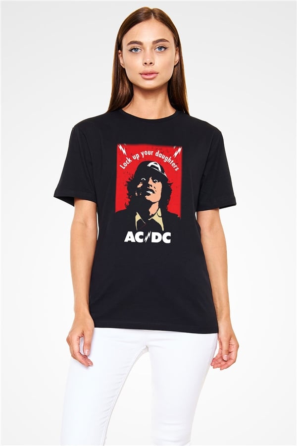 AC DC Lock Up Your Daughters Black Unisex T-Shirt