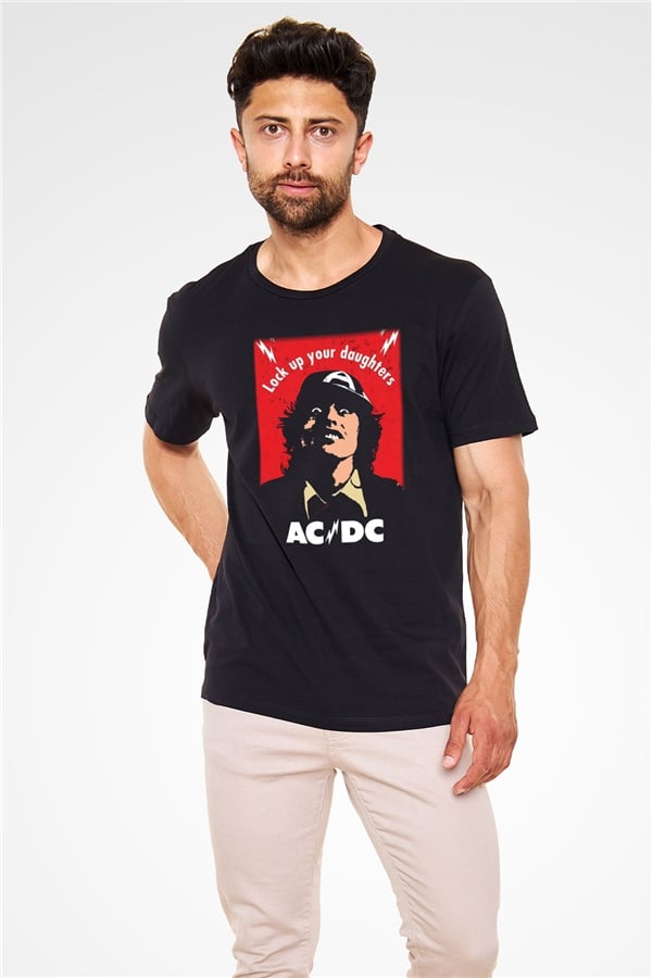 AC DC Lock Up Your Daughters Black Unisex T-Shirt