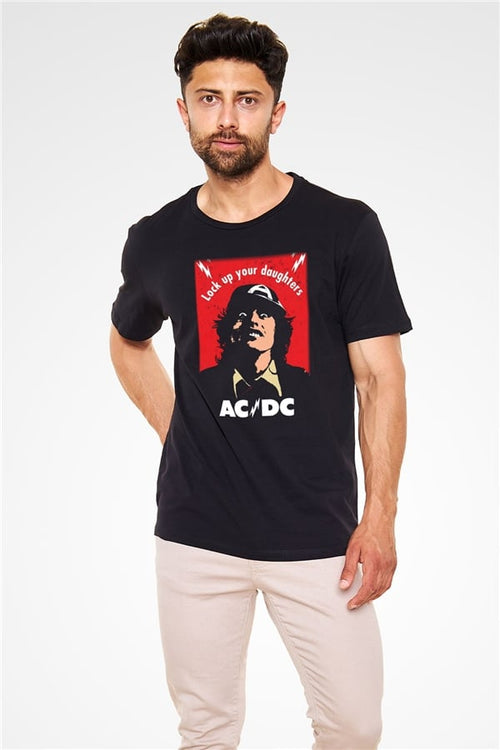 AC DC Lock Up Your Daughters Black Unisex T-Shirt