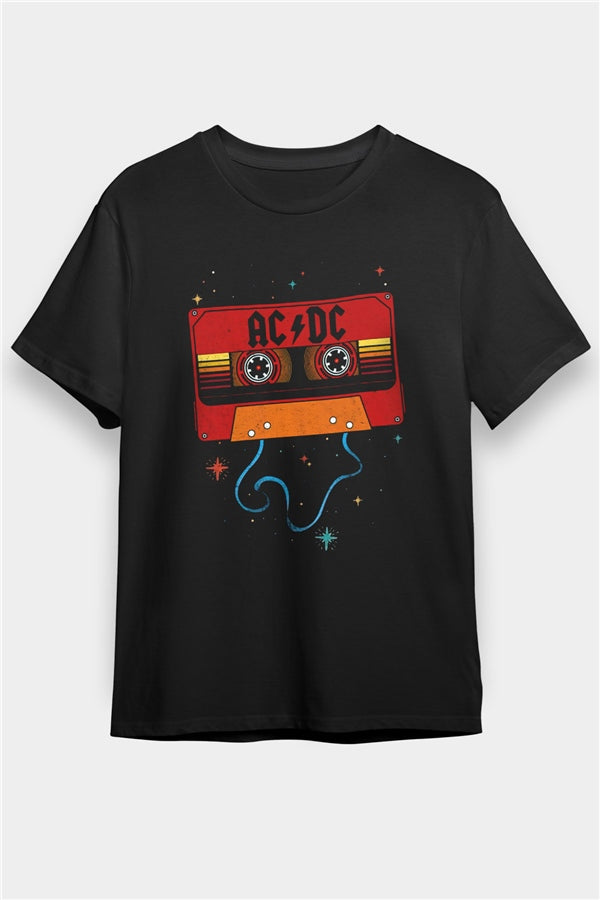 AC DC Black Unisex T-Shirt | Rock Music Tee