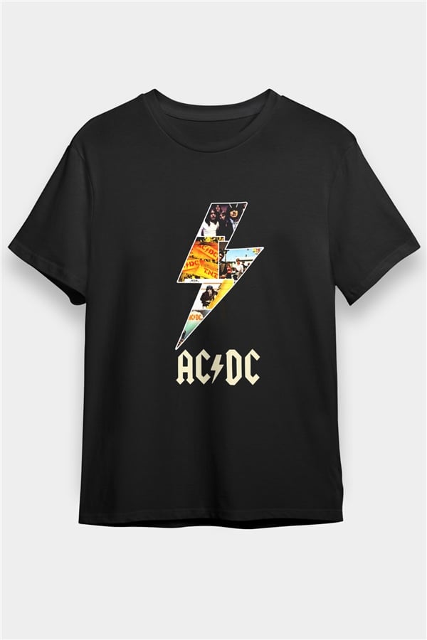 AC DC Thunderbolt Black Unisex T-Shirt