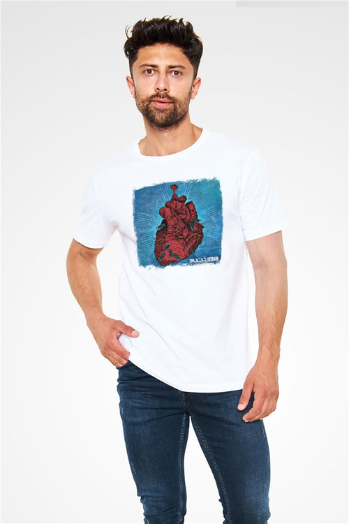 Acacia Strain Printed Unisex White T-Shirt