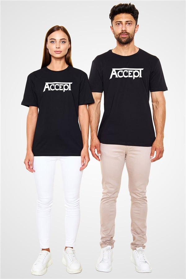Accept Black Unisex T-Shirt