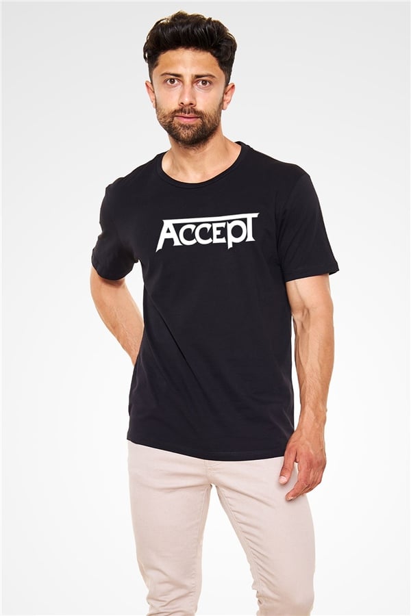 Accept Black Unisex T-Shirt