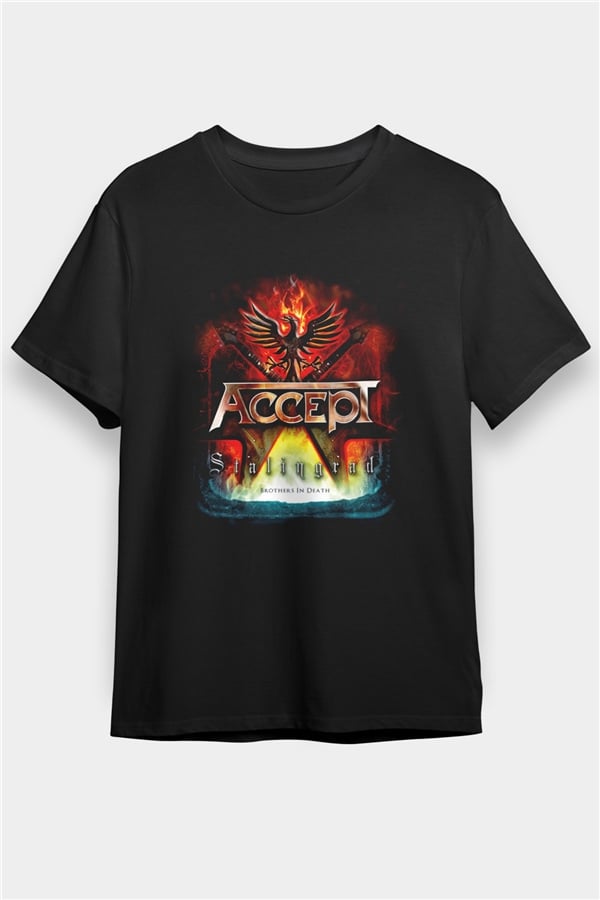 Accept Black Unisex T-Shirt