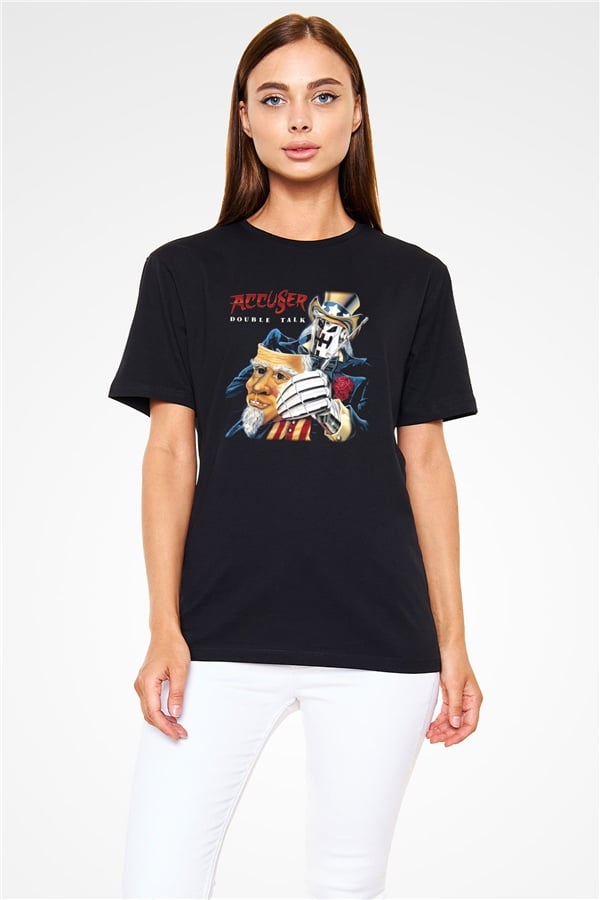 Accuser Black Unisex T-Shirt