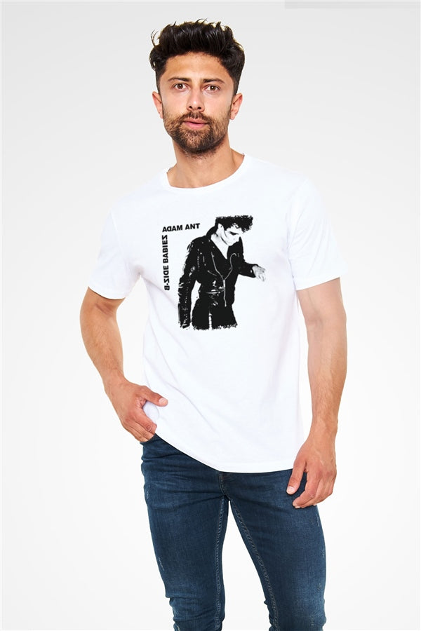 Adam Ant Printed Unisex White T-Shirt