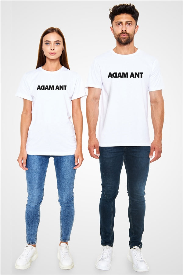 Adam Ant Printed Unisex White T-Shirt