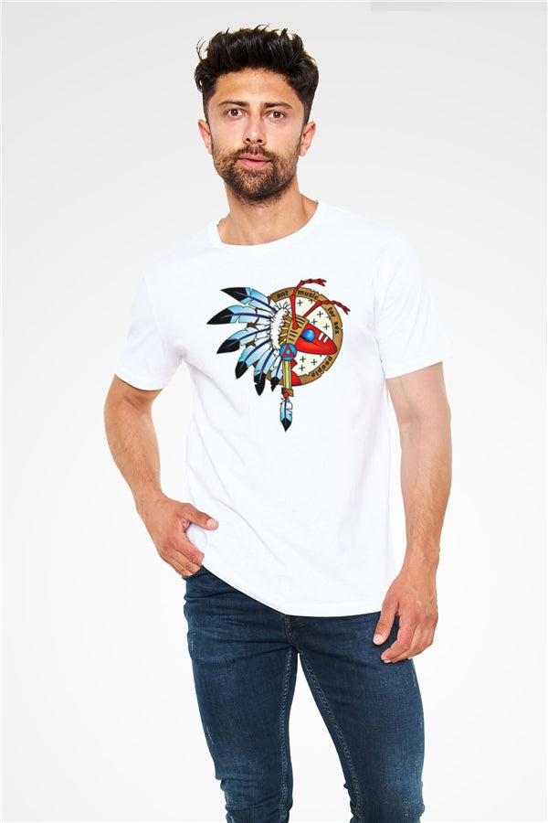 Adam Ant Printed Unisex White T-Shirt