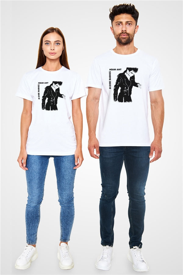 Adam Ant Printed Unisex White T-Shirt