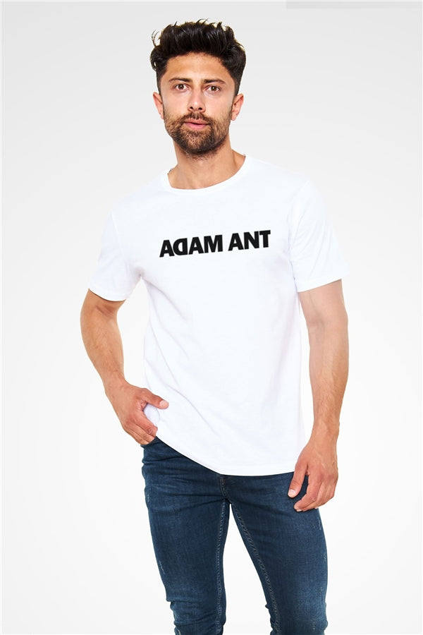 Adam Ant Printed Unisex White T-Shirt