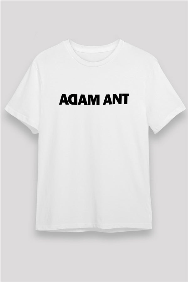 Adam Ant Printed Unisex White T-Shirt