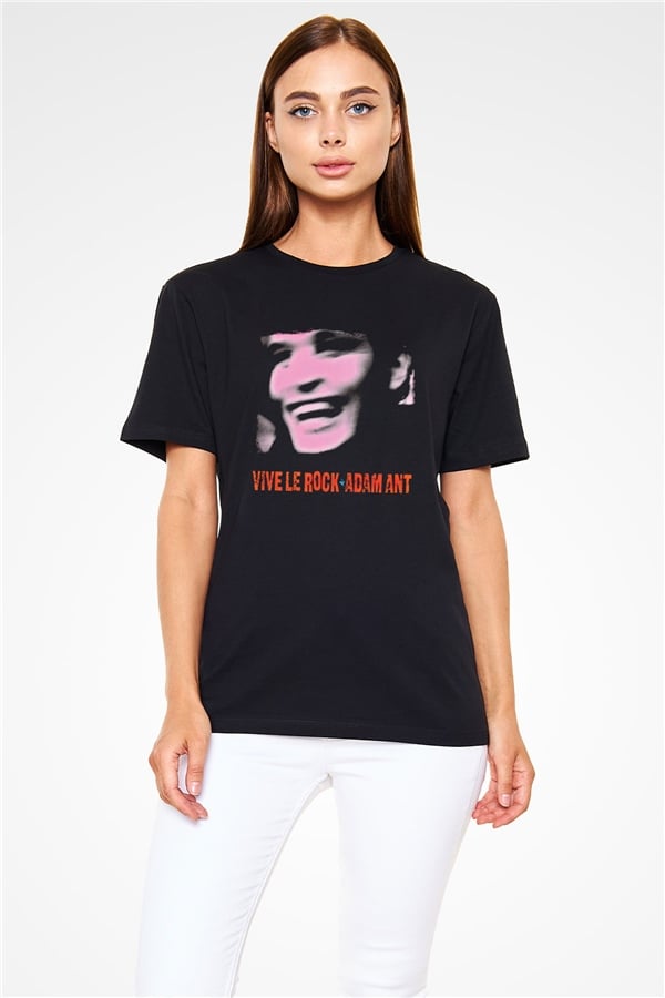 Adam Ant Printed Unisex Black T-Shirt