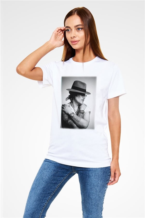 Adam Ant White Unisex T-Shirt