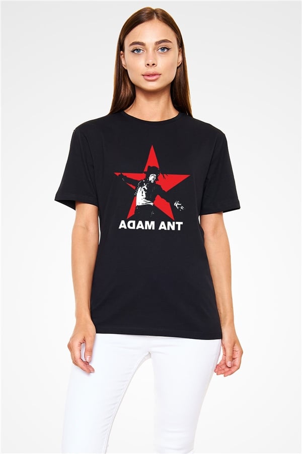 Adam Ant Black Unisex T-Shirt