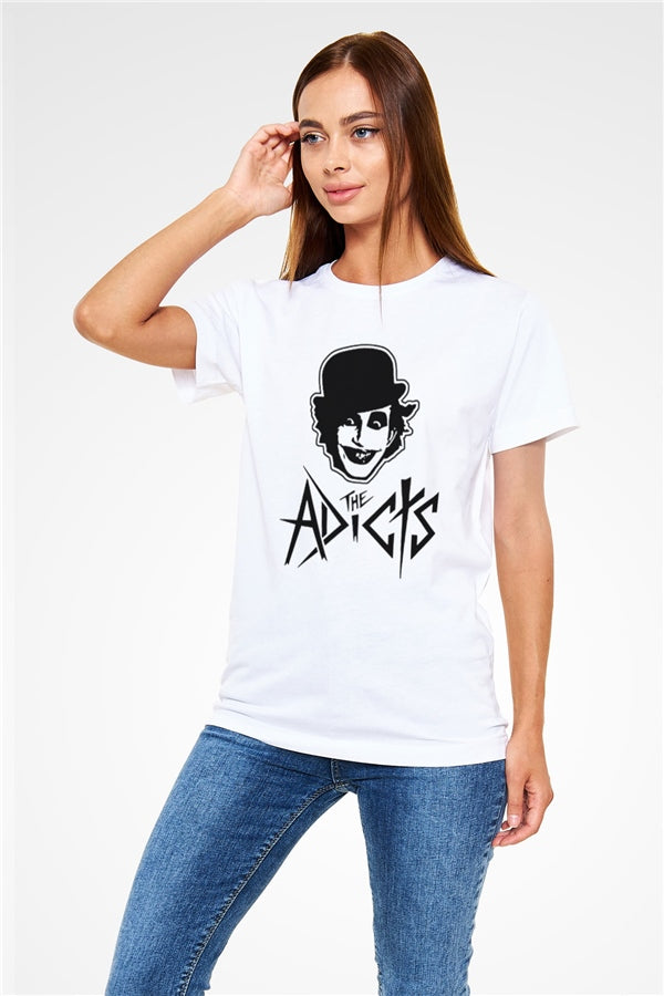 Adicts Graphic Unisex White T-Shirt