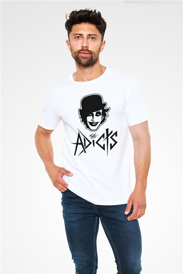 Adicts Graphic Unisex White T-Shirt