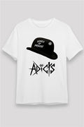 Adicts Printed Unisex White T-Shirt