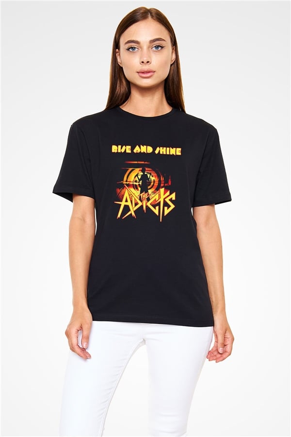 Adicts Black Graphic Unisex T-Shirt