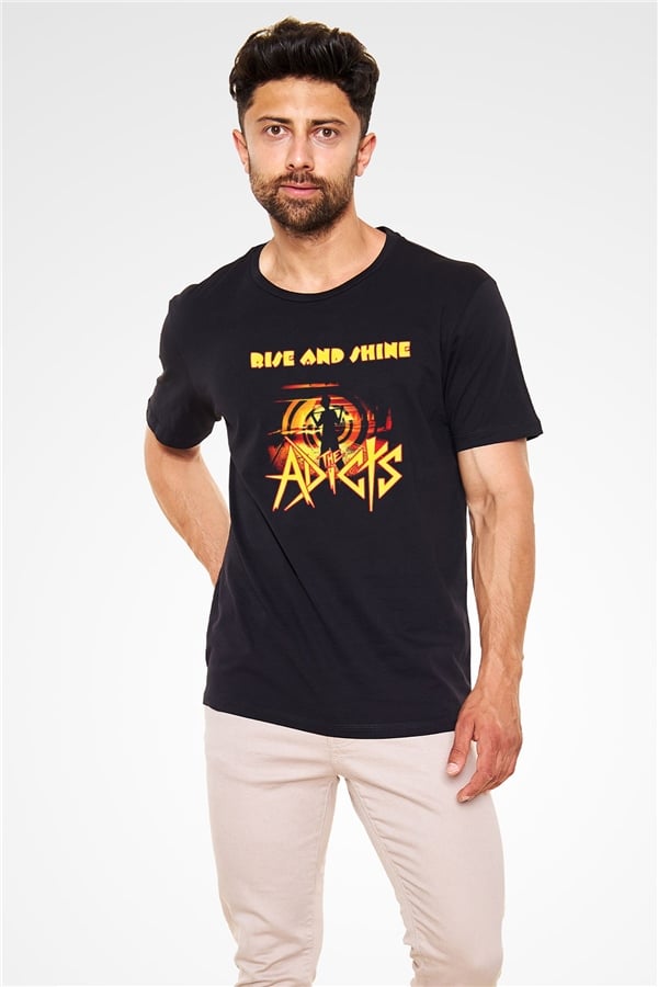 Adicts Black Graphic Unisex T-Shirt