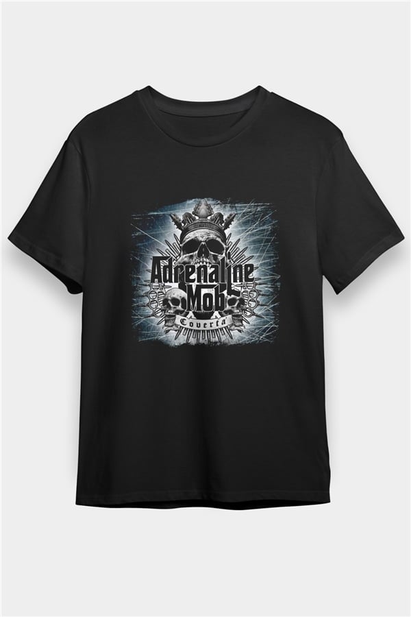 Adrenaline Mob Printed Unisex Black T-Shirt