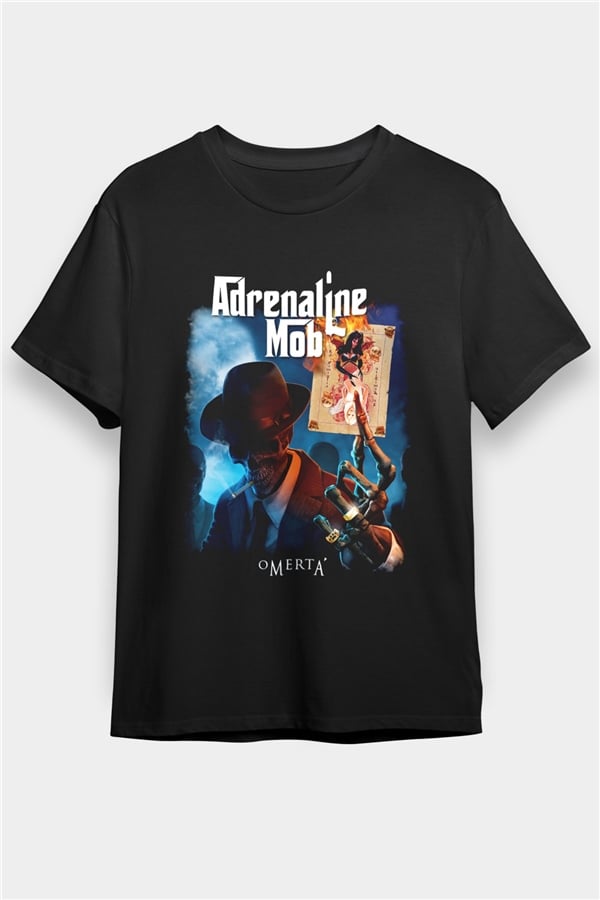 Adrenaline Mob Black Unisex T-Shirt