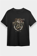Aeon Printed Unisex Black T-Shirt