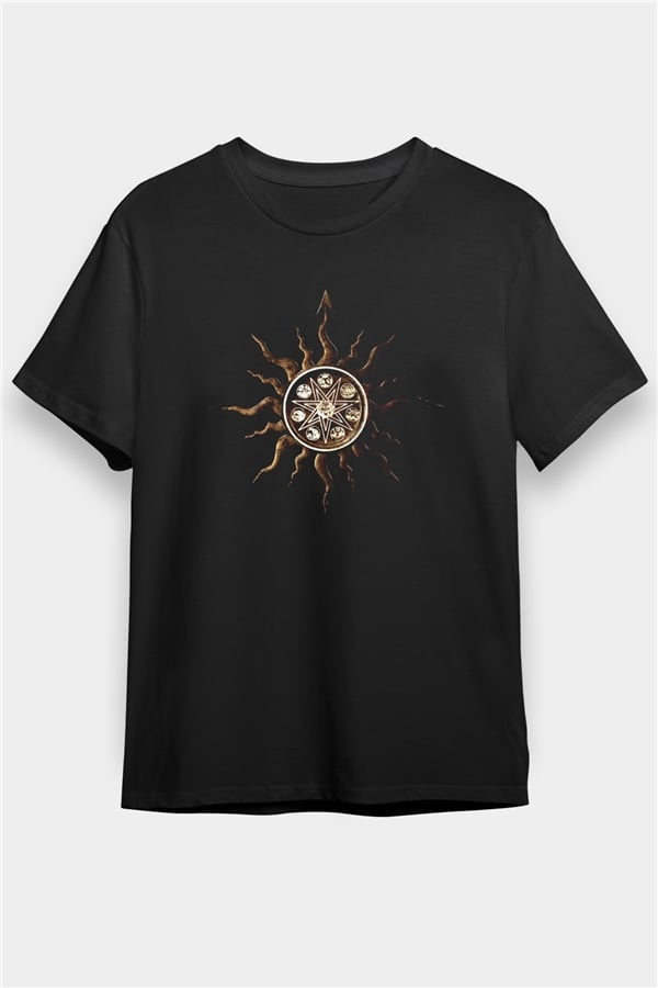 Aeon Black Unisex T-Shirt